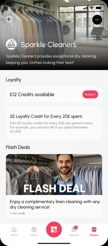 Dry Cleaners app screen