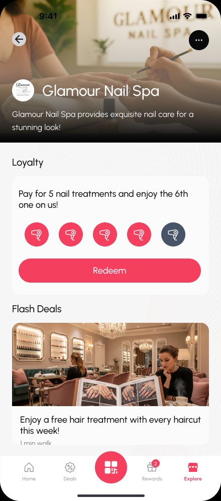 Nail Salons app screen