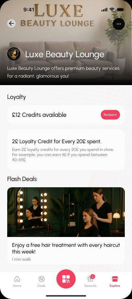 Hair & Beauty app screen