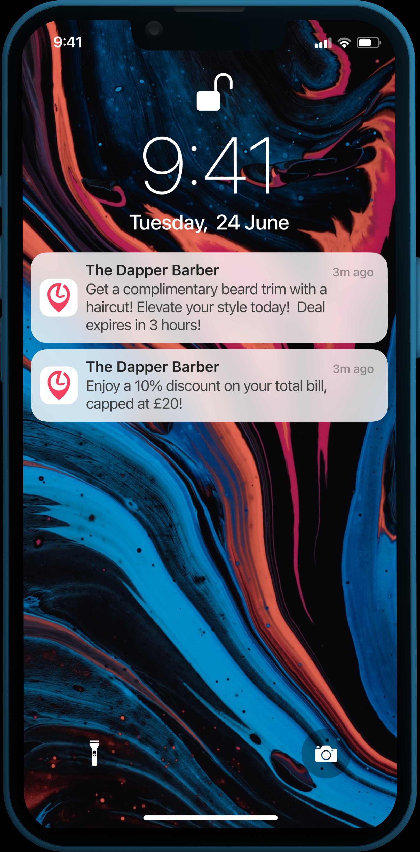 Push notification example